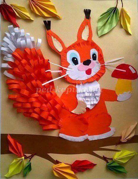 аппликация из бумаги для детей шаблоны