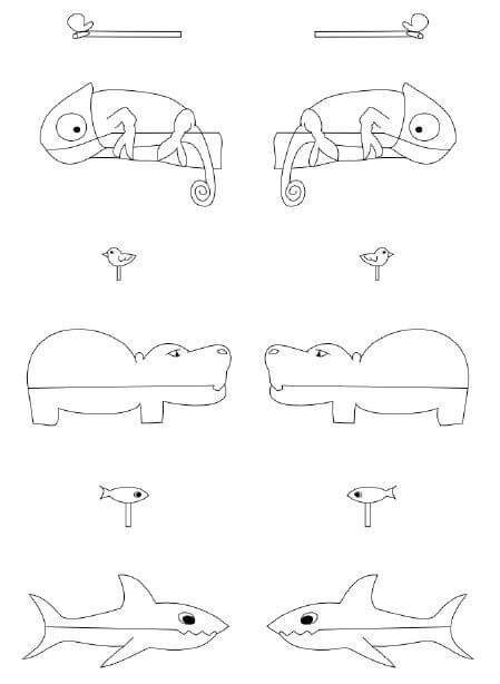 шаблон поделки из бумаги для детей