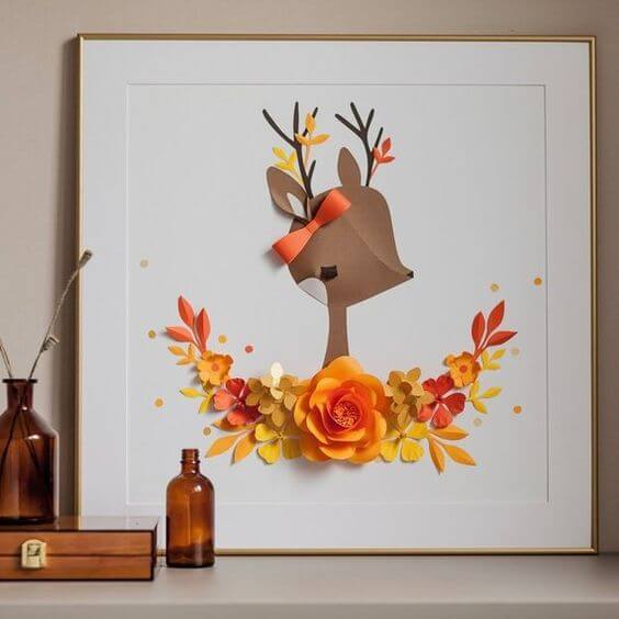 Crafts from colored paper