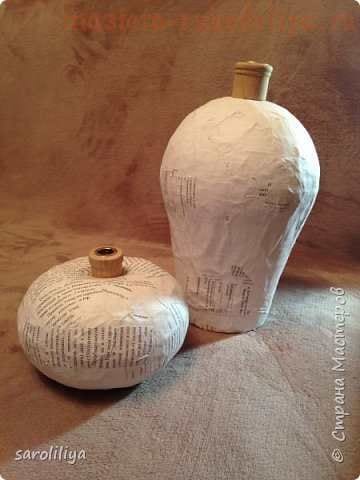 пап'є-маше саморобка своїми руками ваза