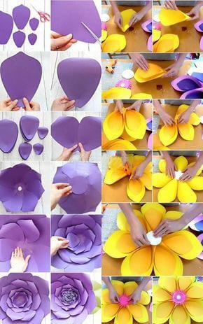 paper flower templates