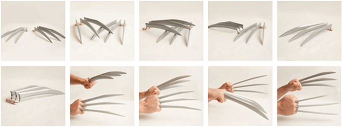 How do you make origami claws