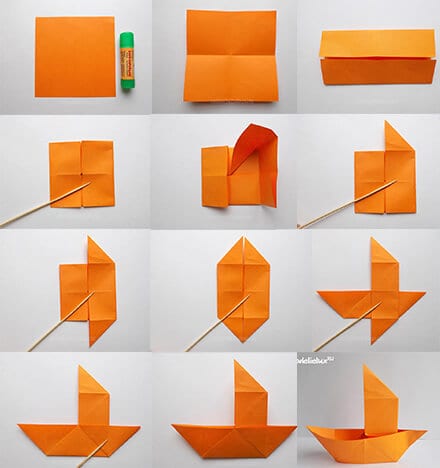 make a boat in water