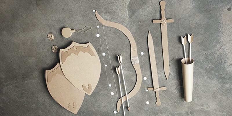 How to make a sword out of paper?