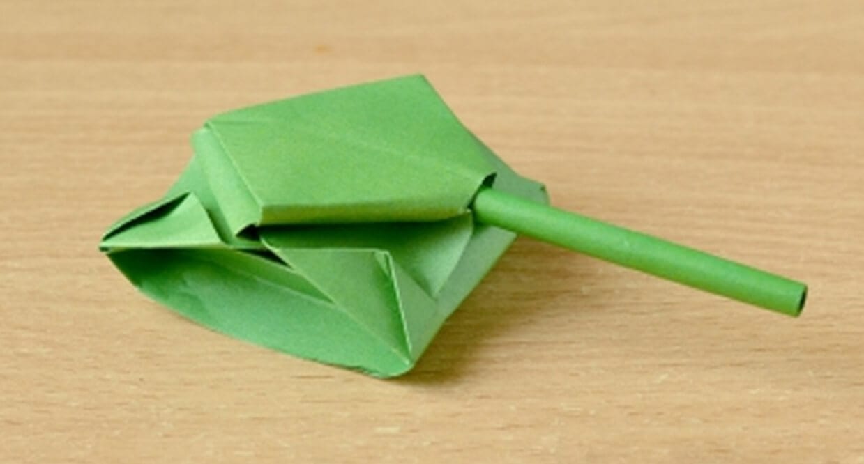 how to make a army tank out of paper