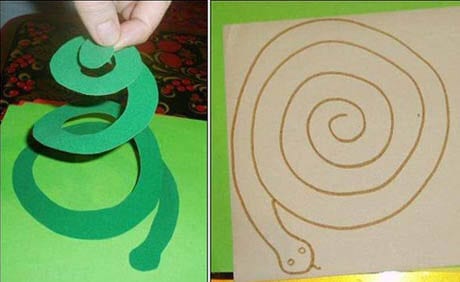 how to make a snake out of paper mache