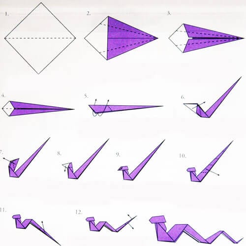 how to make snake puppet with paper