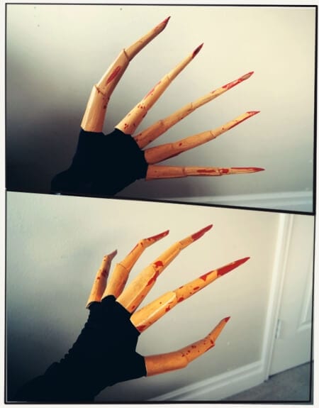 How do you make paper finger game