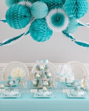 Honeycomb balls in the decor easy