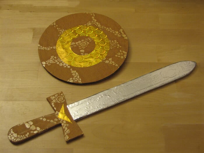 A few more options for making a paper sword