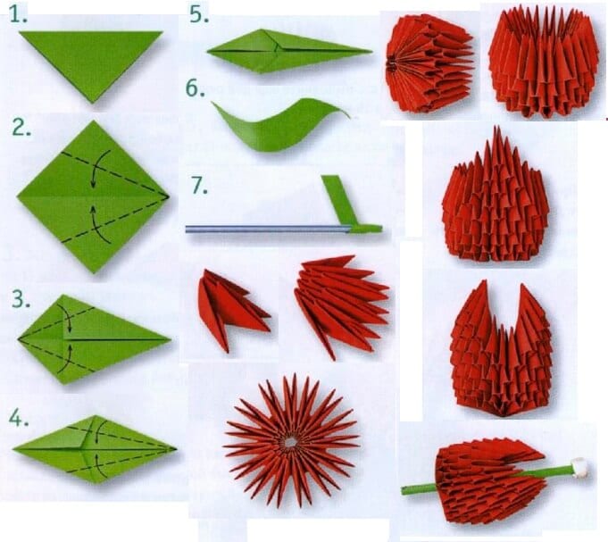 how to make a poinsettia flower out of paper