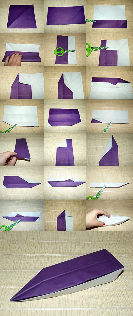 How do you make a paper boat that floats