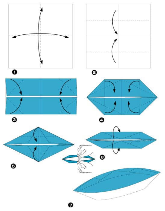make boat hat paper