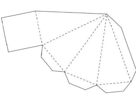 how to make a paper pyramid template