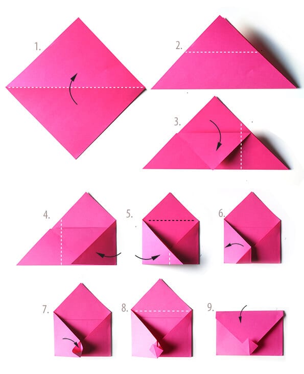 How do you make a pocket out of paper