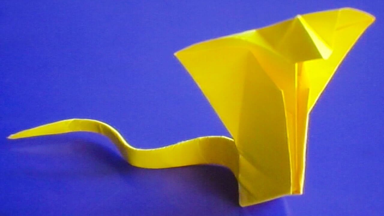 How to make a snake out of paper