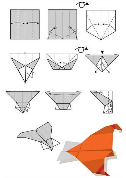 how to make a paper airplane jet