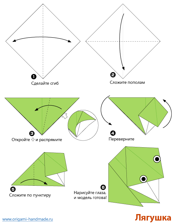 how to make a bouncing frog out of paper