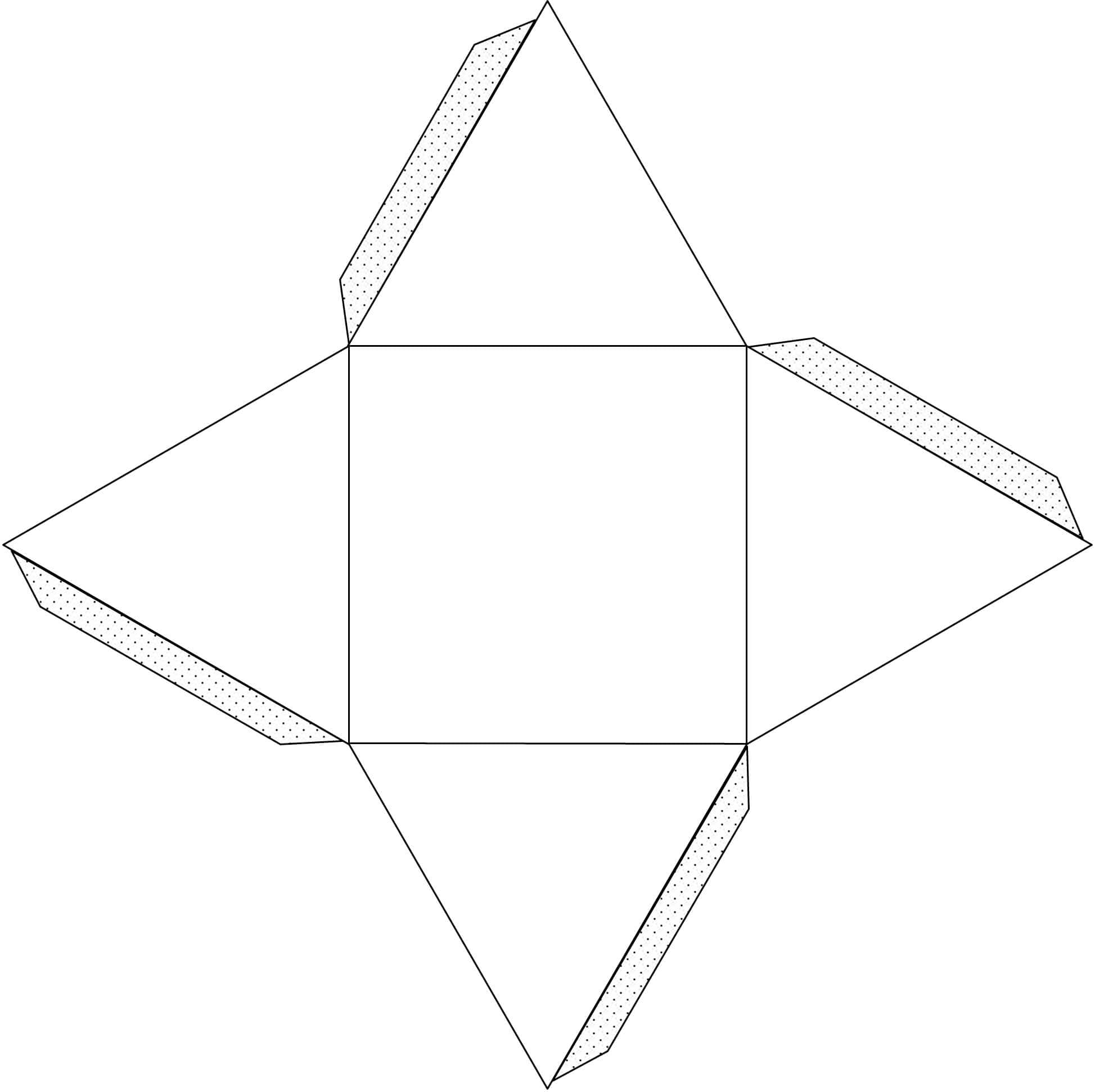 How do you build a pyramid for a school project