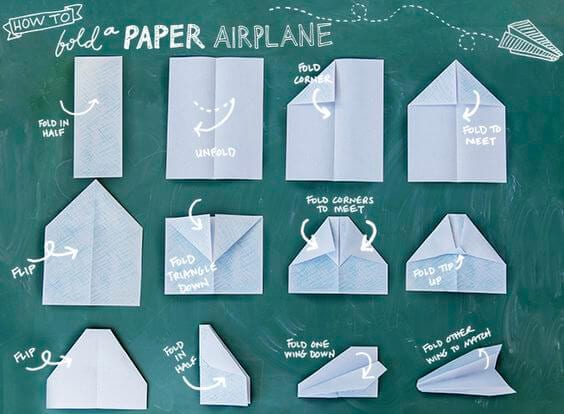 how to make a paper plane easy