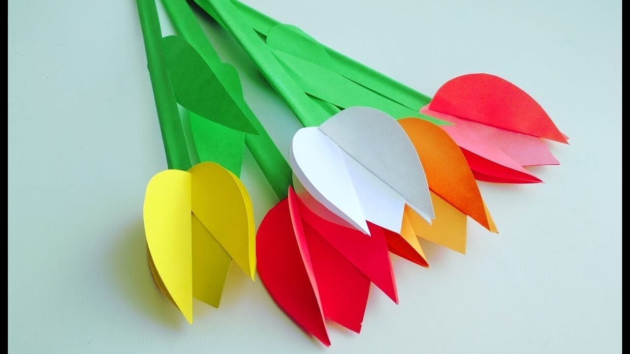 Several other types of tulip and paper can be made