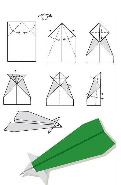 origami fighter jet easy