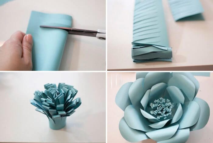 What kind of paper is used for paper flowers