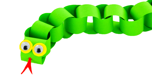 how to make snake with paper plate