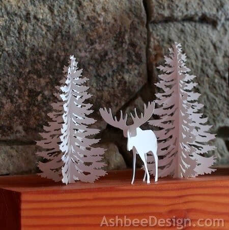 How do you make Christmas paper garland