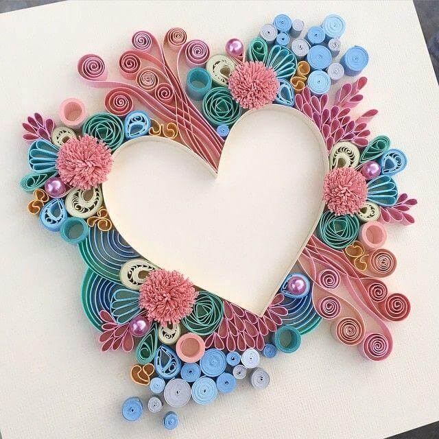 how to do quilling paper