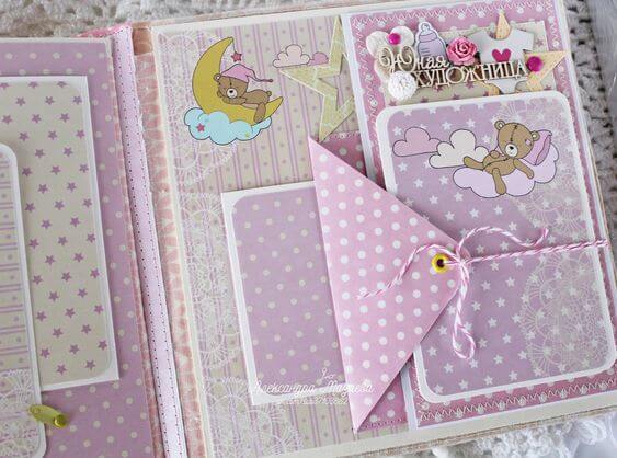 How can I decorate my scrapbook