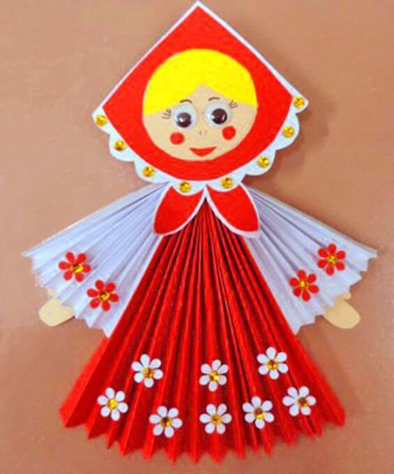 Crafts from colored paper for adults