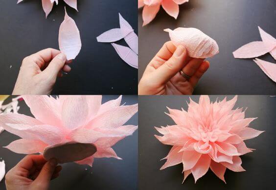 How make a paper rose step by step