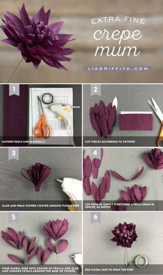 how to make flowers out of paper napkins