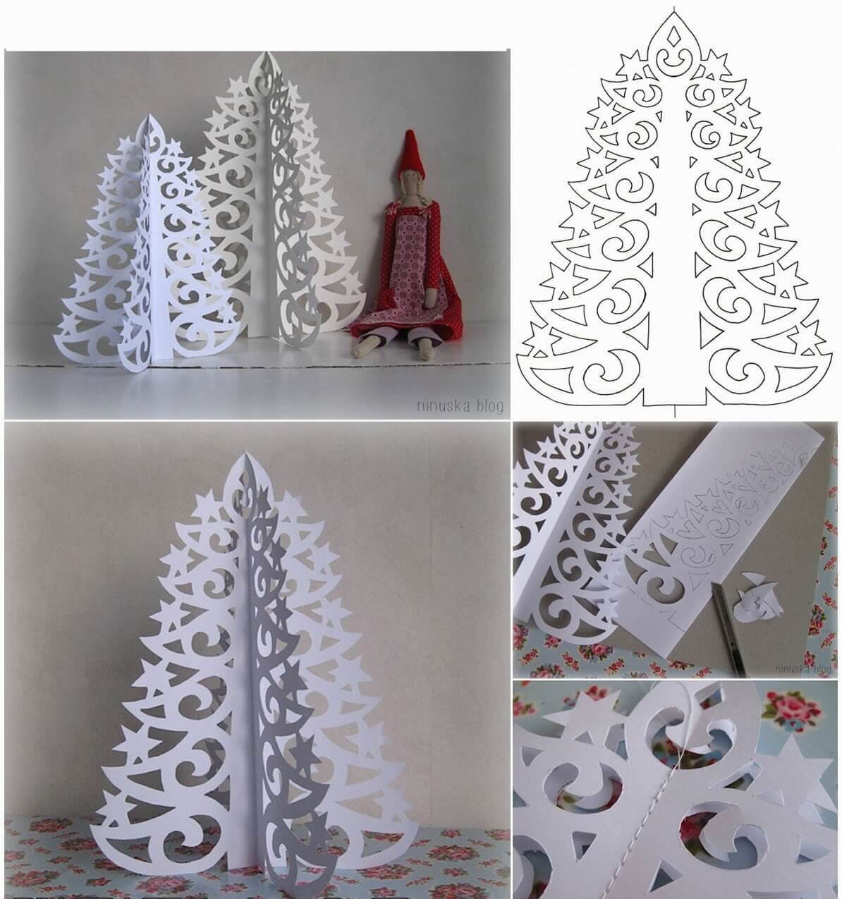 How do you make a handprint tree