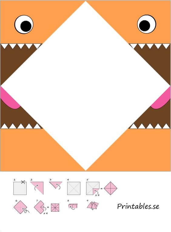 paper craft game simply for children