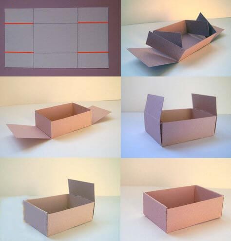 Plain paper box