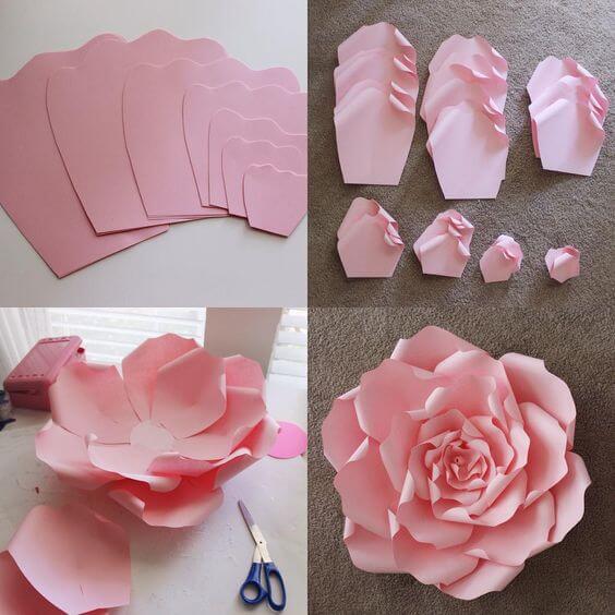 paper flowers diy