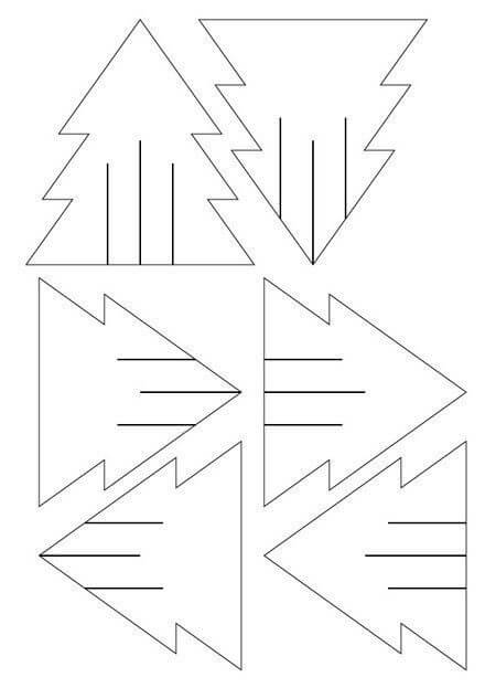 how to make a christmas tree with paper easy