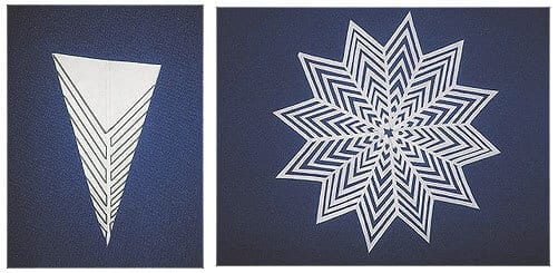 How do you make a snowflake out of Christmas