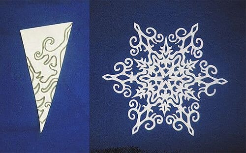 how to make a snowflake out of paper for kindergarten