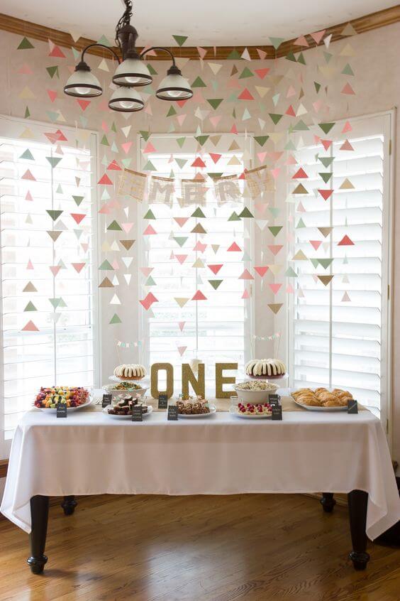 how to make a paper garland sewing machine
