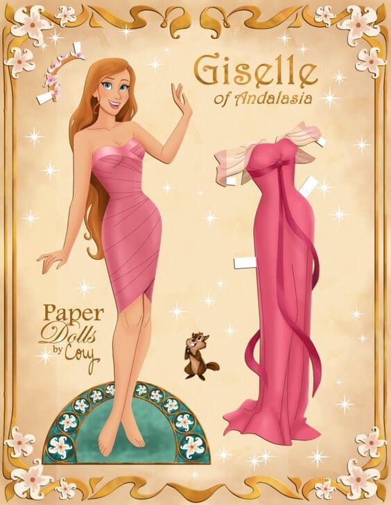 paper dolls templates princess
