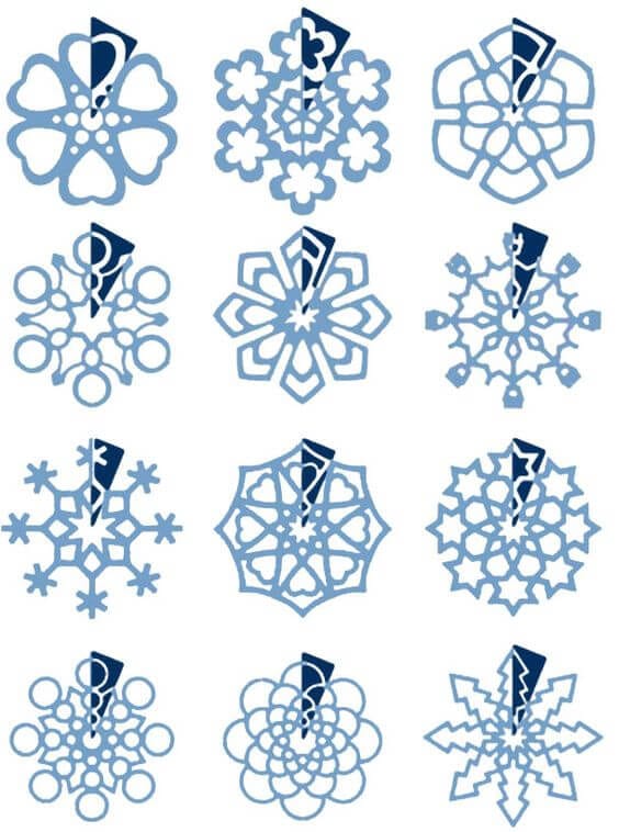 snowflakes templates printable