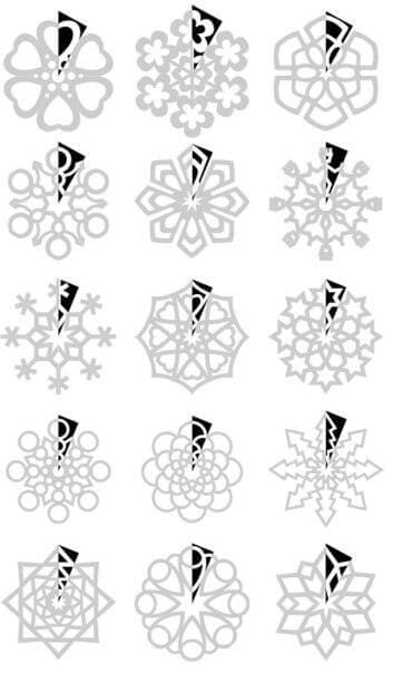 snowflakes templates