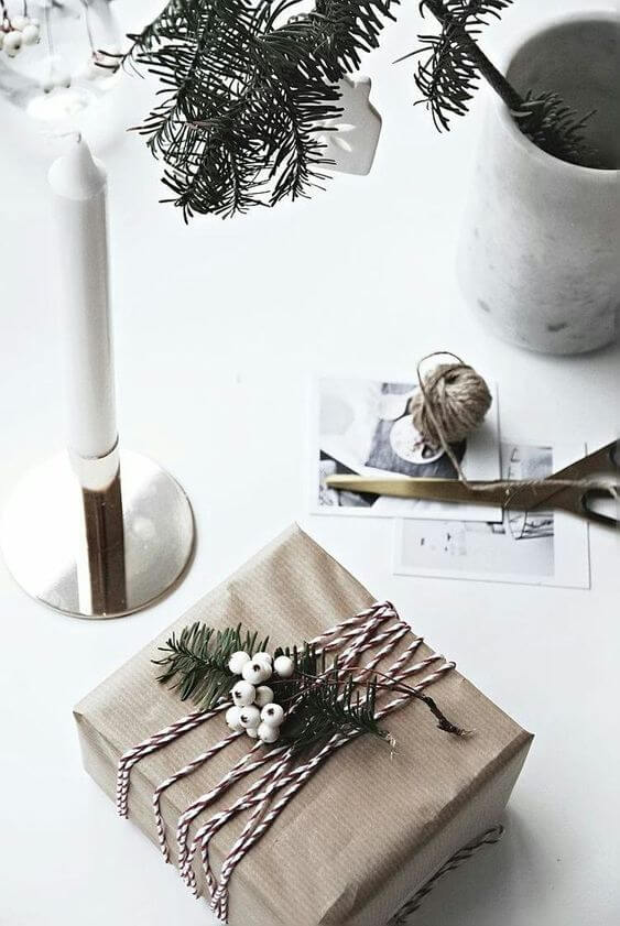 How do you wrap wrapping paper without tape