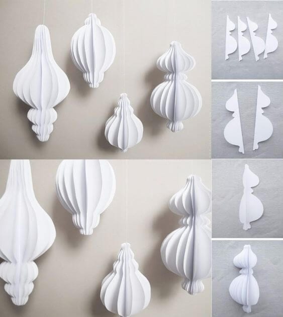 paper christmas decorations patterns