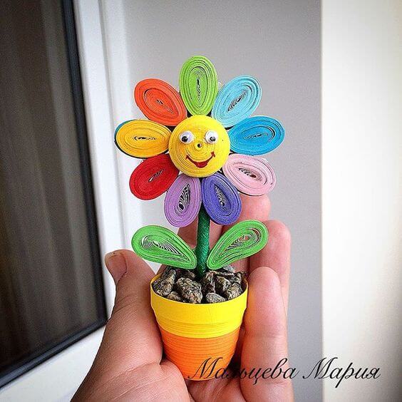 paper flowers for march 8 spring