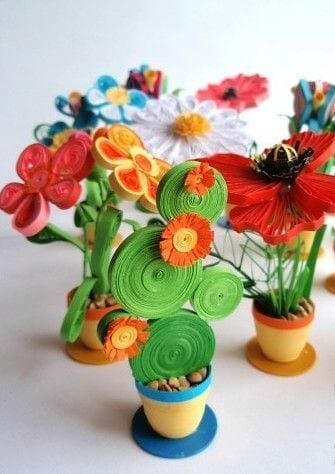 Gifts from paper for mom on March 8