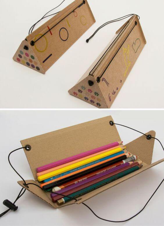 make a gift box out of cardboard